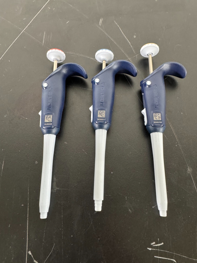 Image of Gilson Single Channel Pipettes - Quantity 3
